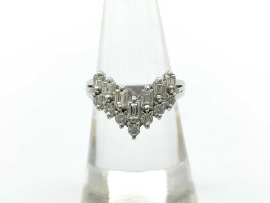 D1.00ct PT900 6.4g Ring 