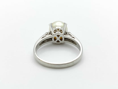 Pearl diameter approx. 8.6mm PT900 6.3g ring 