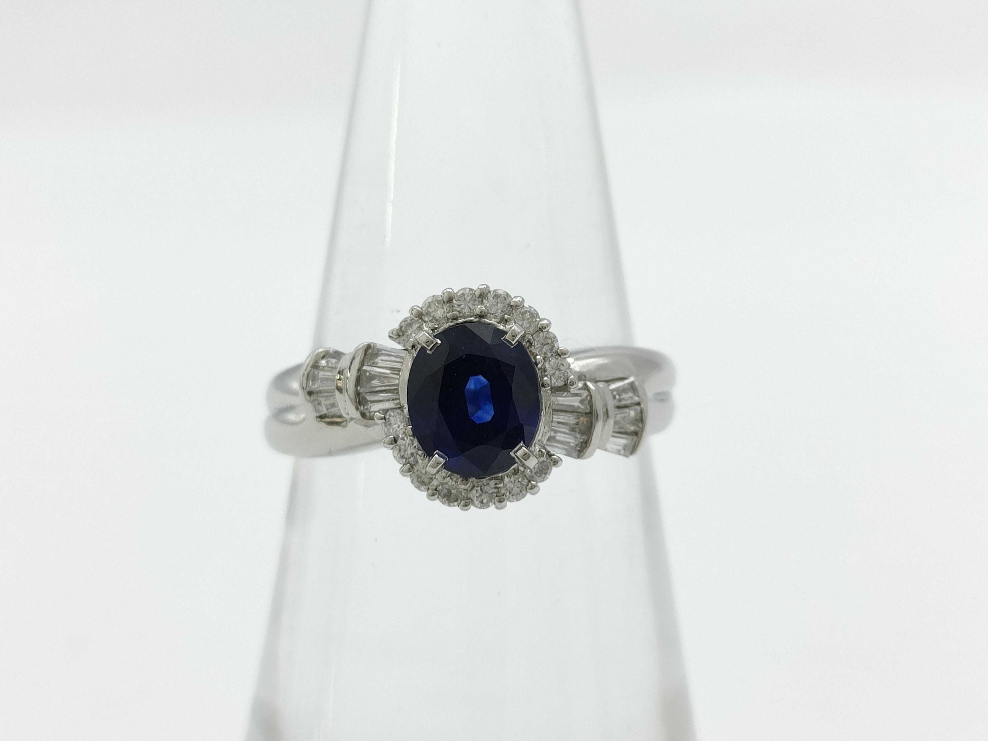S1.209ct D0.32ct PT900 5.0g Ring 