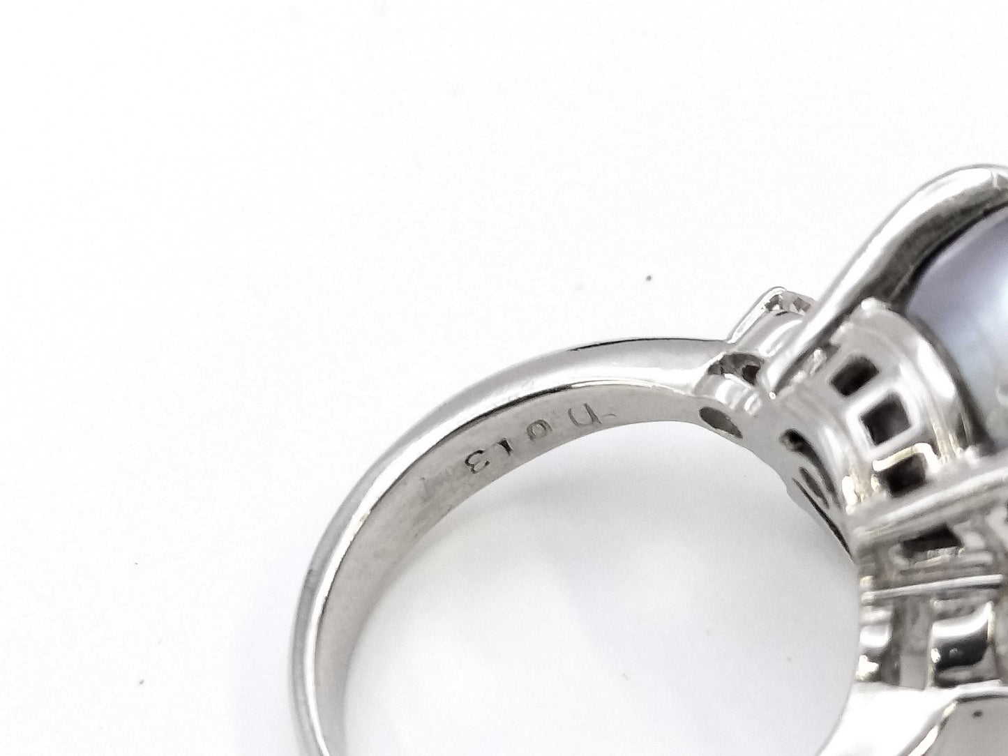 Pearl Diameter Approx. 11.5mm D0.13ct PT900 8.5g Ring 