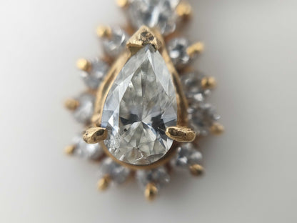 D0.34/0.32ct K18 5.2g Necklace 