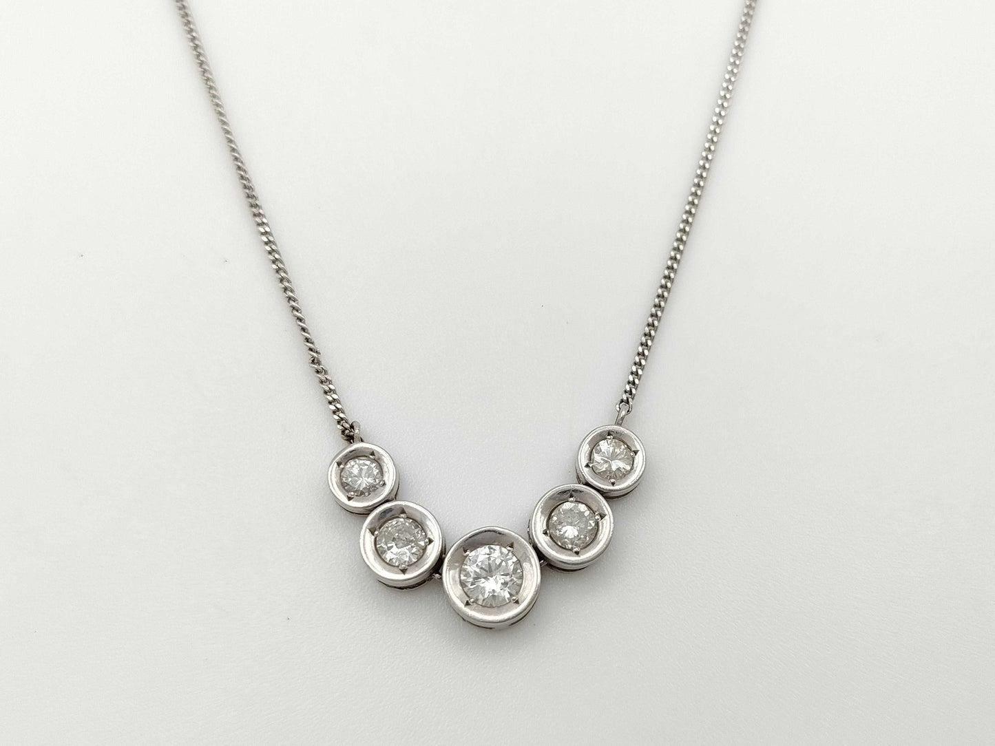 D1.01ct PT850 6.3g Necklace 