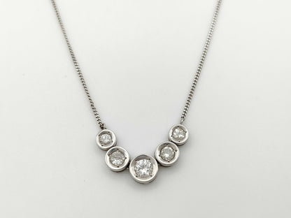 D1.01ct PT850 6.3g Necklace 