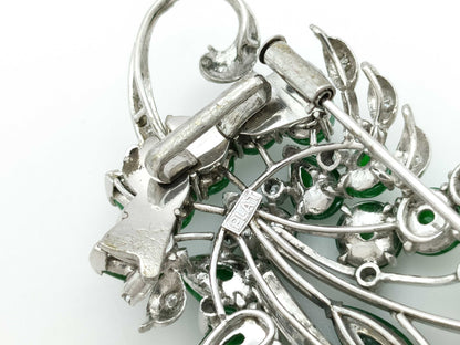 Jade Diamond PT900 17.3g Obi Clasp 