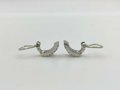 D0.50ct/0.50ct K18WG 5.8g Earrings 