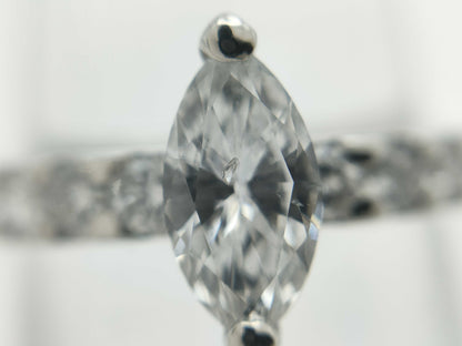 D0.557ct/0.36ct PT900 4.5g Ring 