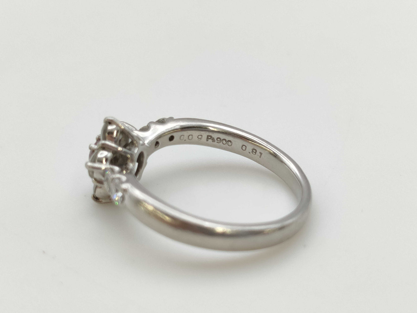 PD0.09ct D0.81ct PT900 5.5g Ring 