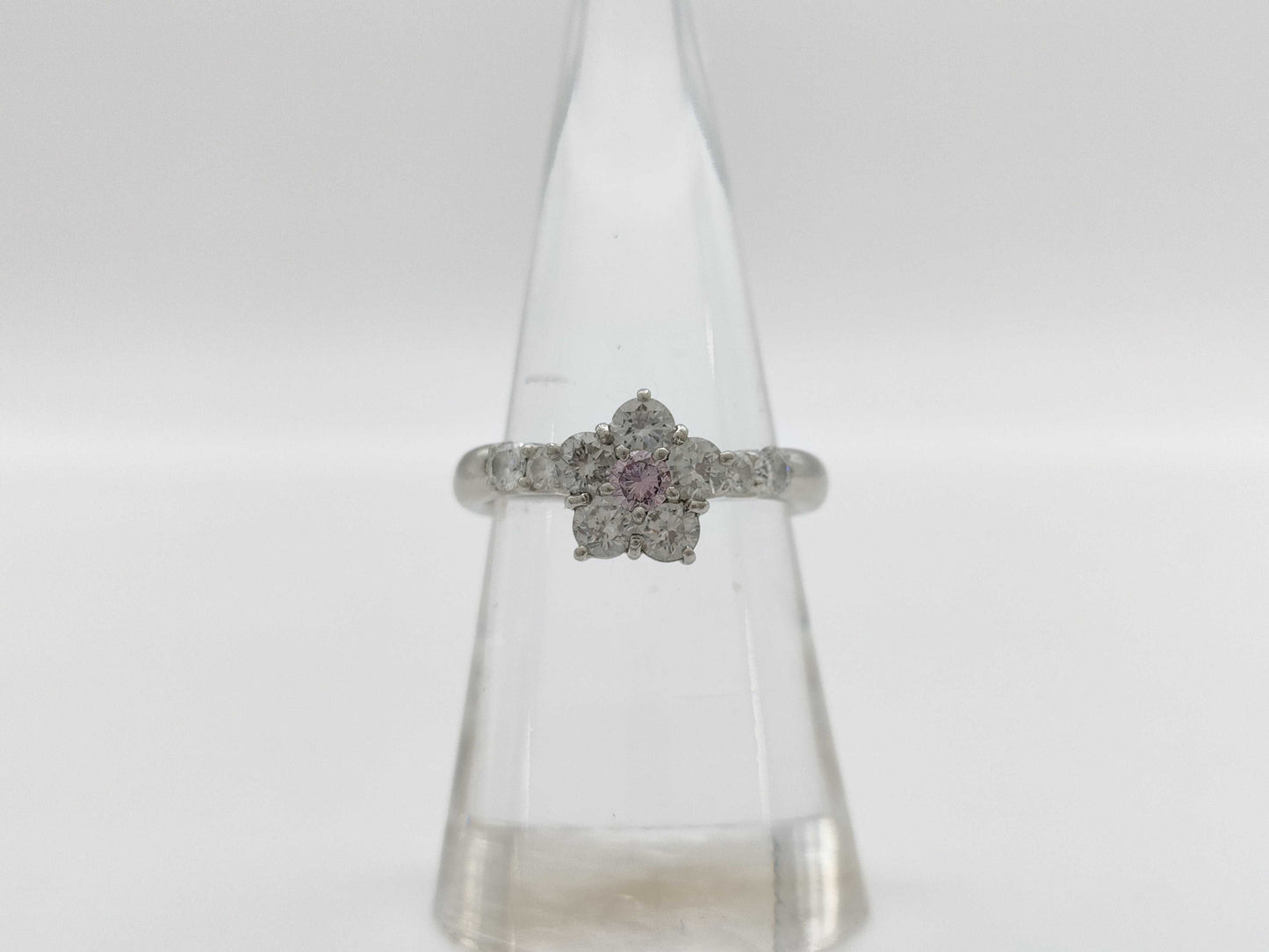 PD0.09ct D0.81ct PT900 5.5g Ring 
