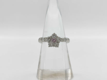 PD0.09ct D0.81ct PT900 5.5g Ring 