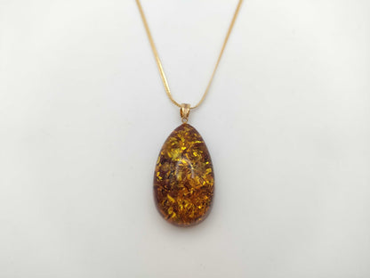 Colored Stone K18 10.9g Necklace 