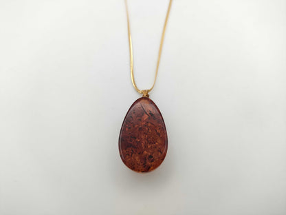 Colored Stone K18 10.9g Necklace 