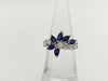 Sapphire Diamond PT900 5.0g Ring 