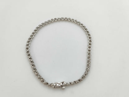 D1.00ct K18WG 6.5g Bracelet Bangle 