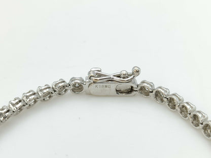 D1.00ct K18WG 6.5g Bracelet Bangle 