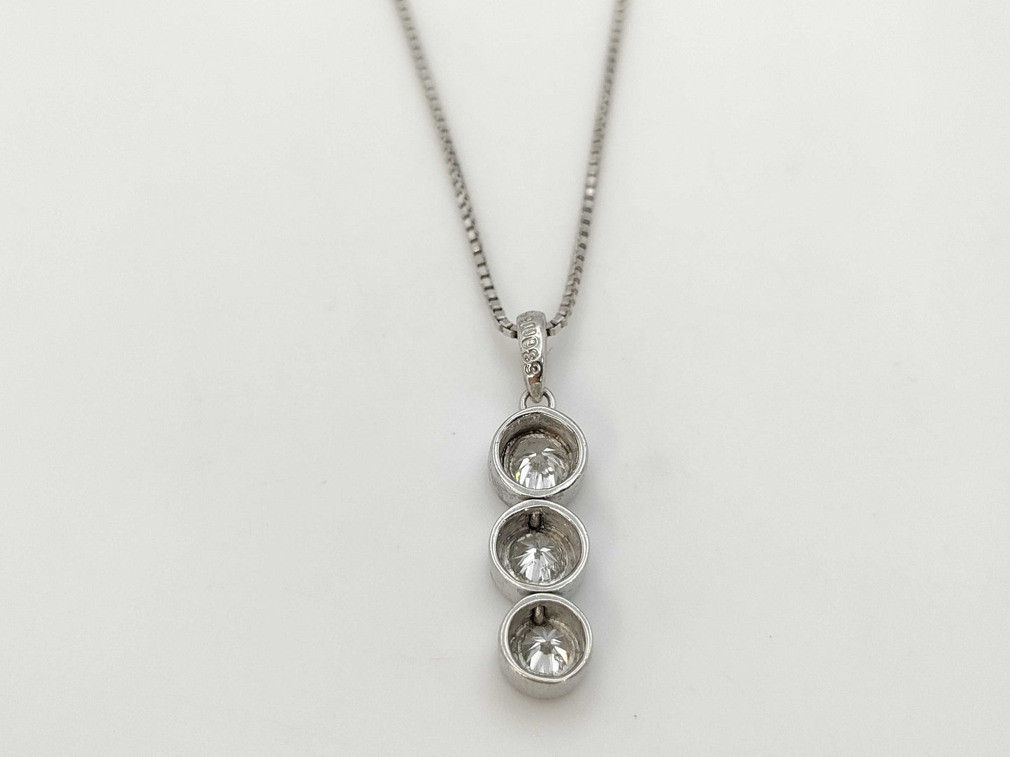 D0.83ct PT900/PT850 7.2g Necklace 
