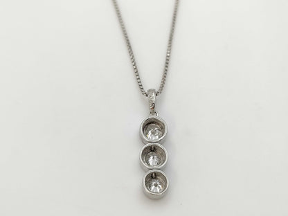 D0.83ct PT900/PT850 7.2g Necklace 