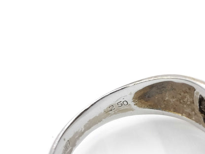 D2.5ct K18WG 5.0g Ring 
