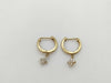 D0.07ct/0.07ct K18 1.5g Earrings 