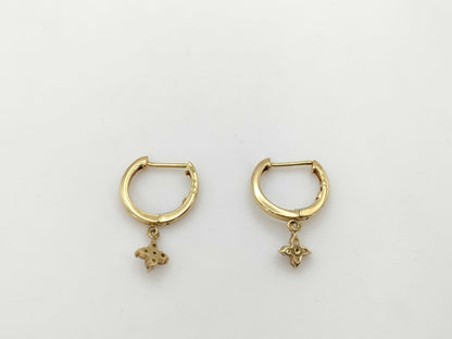 D0.07ct/0.07ct K18 1.5g Earrings 