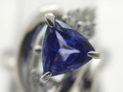 TZ1.44ct D0.24ct PT900 10.7g Ring 