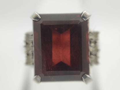 G7.30ct D0.11ct PT900 6.7g Ring 