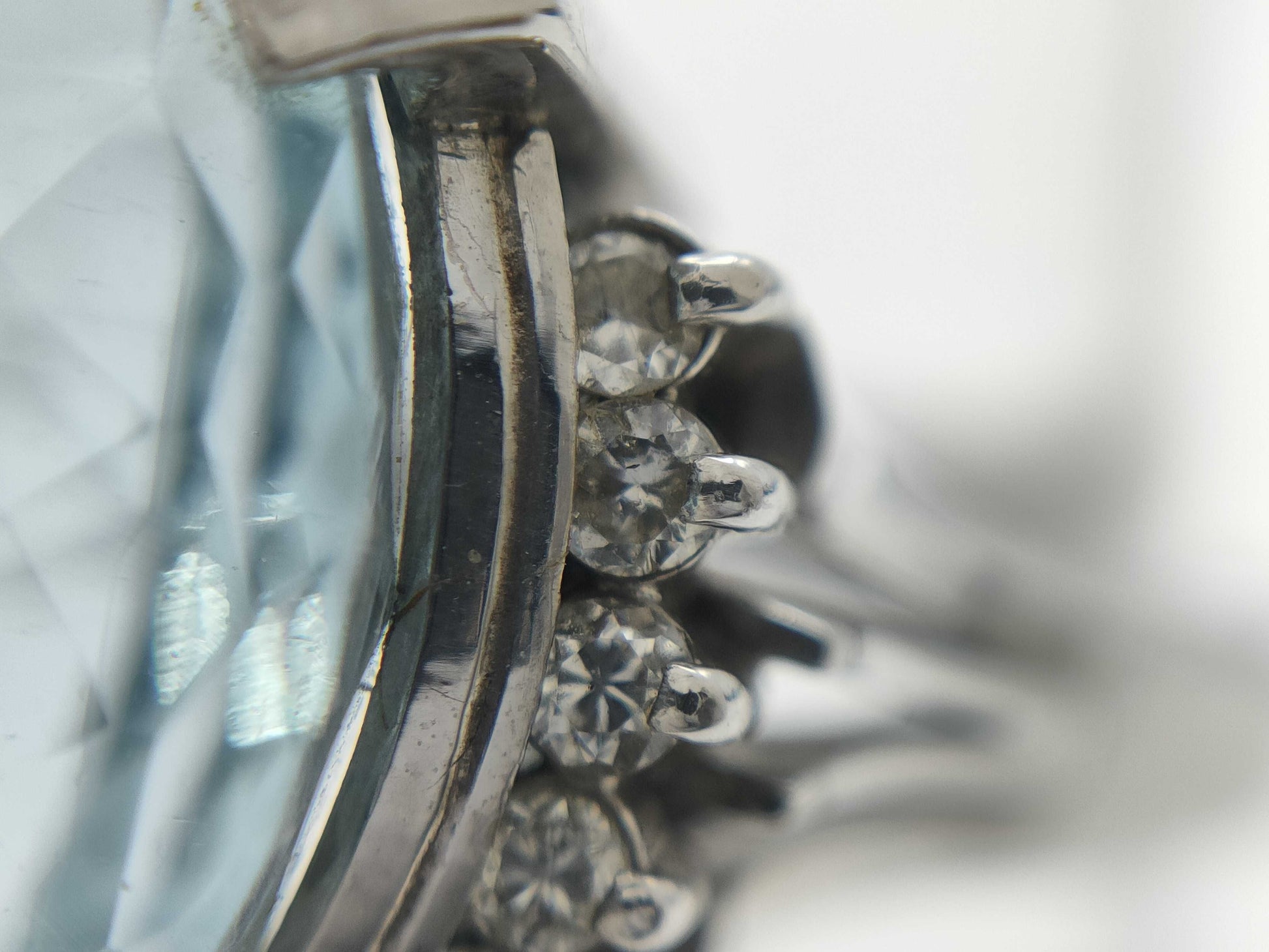 AQ9.453ct D0.14ct PT900 10.2g Ring 