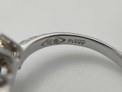 D0.503ct/0.51ct PT900 3.5g Ring 