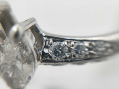 D0.503ct/0.51ct PT900 3.5g Ring 