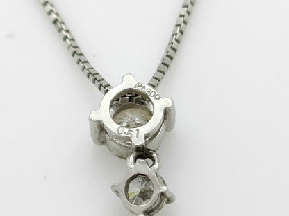 D0.51ct PT950/850 3.2g Necklace 