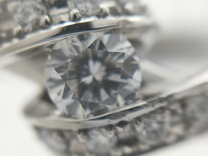 D0.230ct FD0.20ct PT900 8.6g Ring 