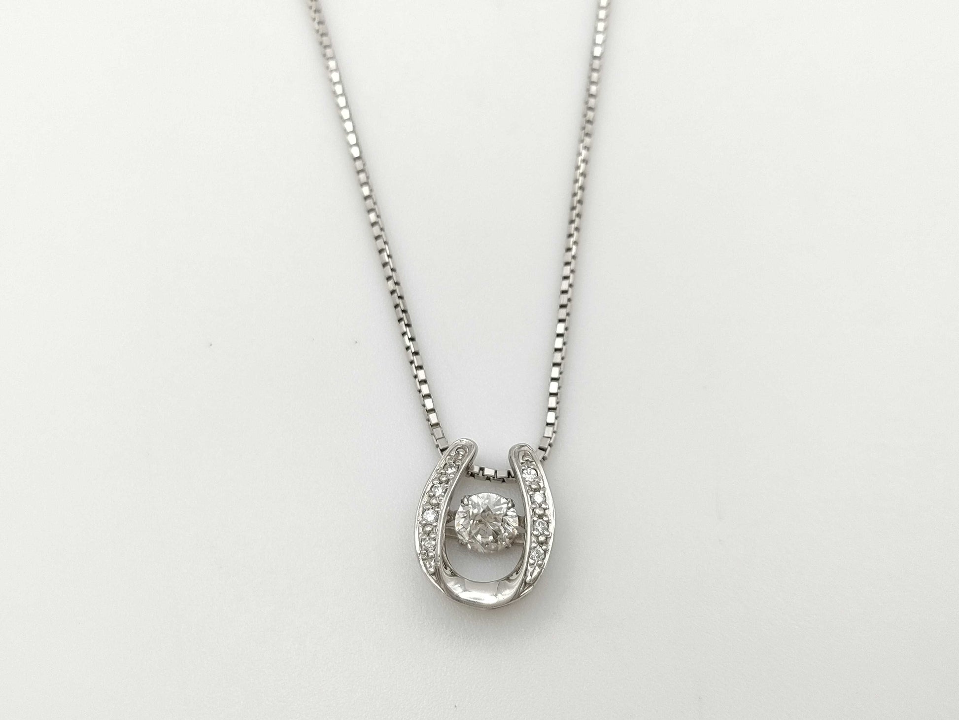 D0.501ct FD0.05ct PT900/850 7.5g Necklace 