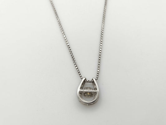 D0.501ct FD0.05ct PT900/850 7.5g Necklace 