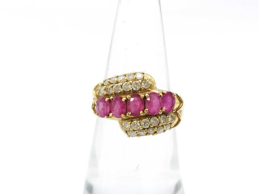 R1.12ct D0.46ct K18 4.5g Ring 