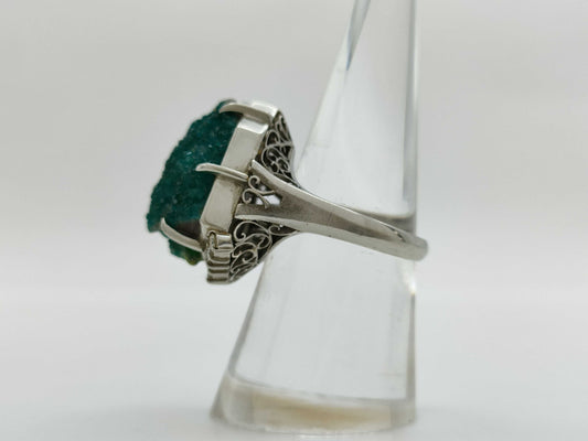 Colored Stone D0.30ct PT900 14.5g Ring 