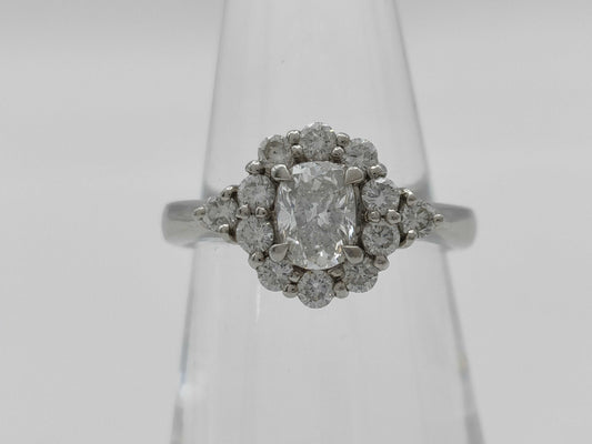 D0.609ct FD0.48ct PT900 6.3g Ring 
