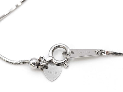 D0.76ct PT900/850 10.7g Necklace 