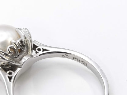 TASAKI Pearl Diameter Approx. 8.7mm PT900 4.6g Ring 