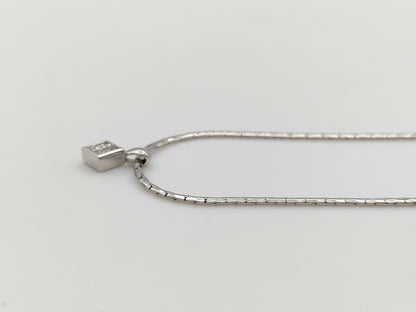 D0.30ct PT850 8.4g Necklace 