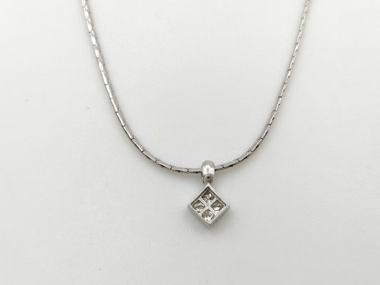 D0.30ct PT850 8.4g Necklace 