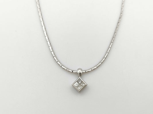 D0.30ct PT850 8.4g Necklace 