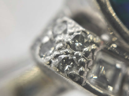 OP0.72ct D0.89ct PT900 11.3g Ring 