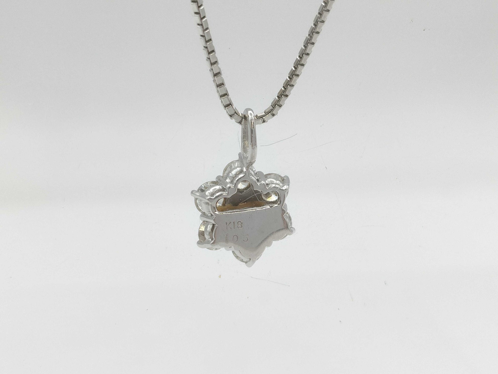 D1.05ct K18/750 4.8g Necklace 
