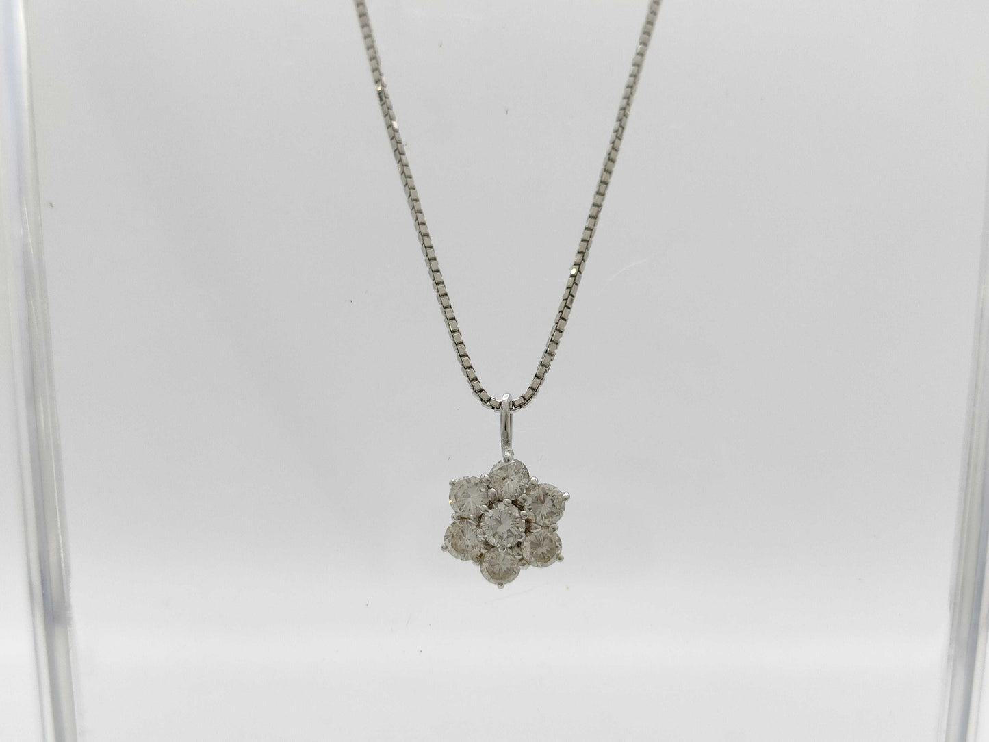 D1.05ct K18/750 4.8g Necklace 