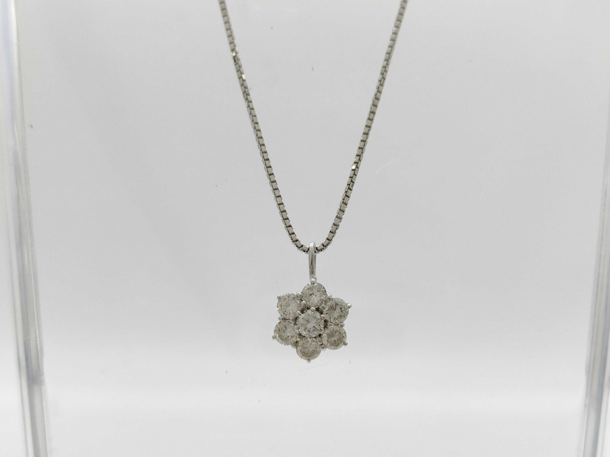 D1.05ct K18/750 4.8g Necklace 