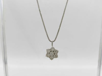 D1.05ct K18/750 4.8g Necklace 
