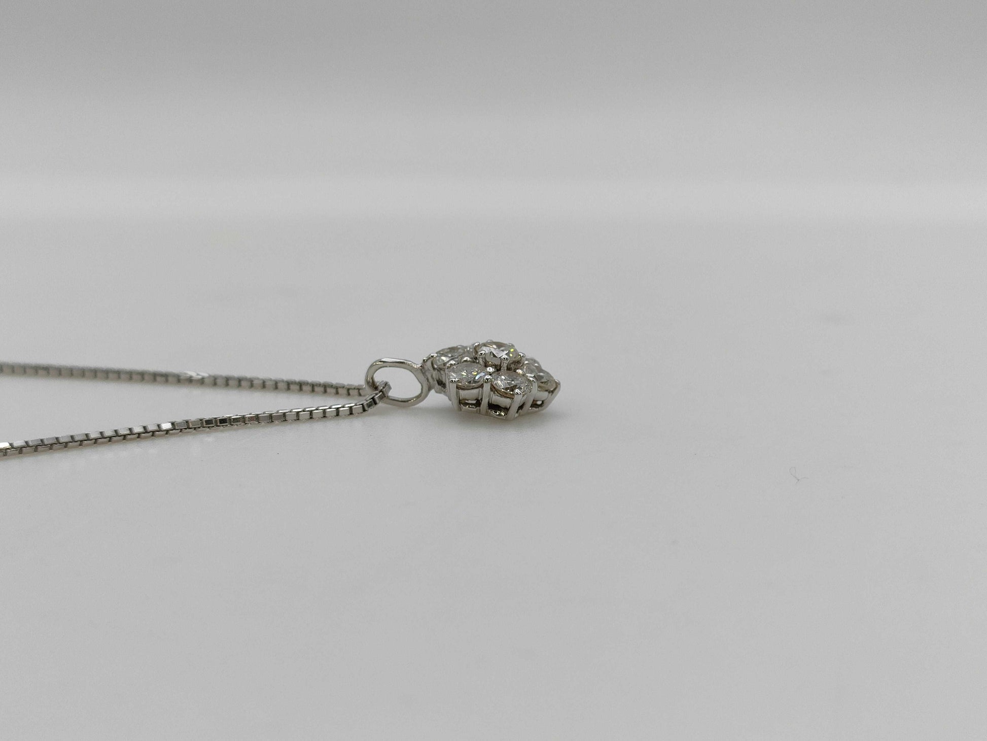D1.05ct K18/750 4.8g Necklace 