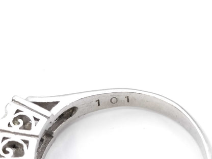 D1.01ct PT850 5.1g Ring 