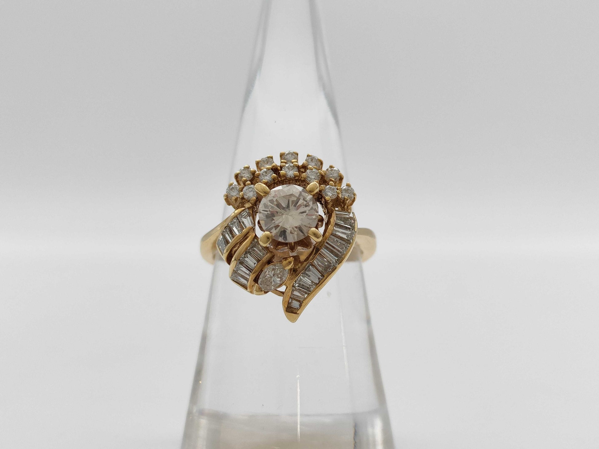 D0.75ct/0.64ct K18 6.3g Ring 