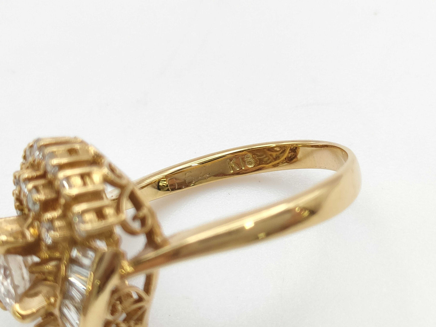 D0.75ct/0.64ct K18 6.3g Ring 