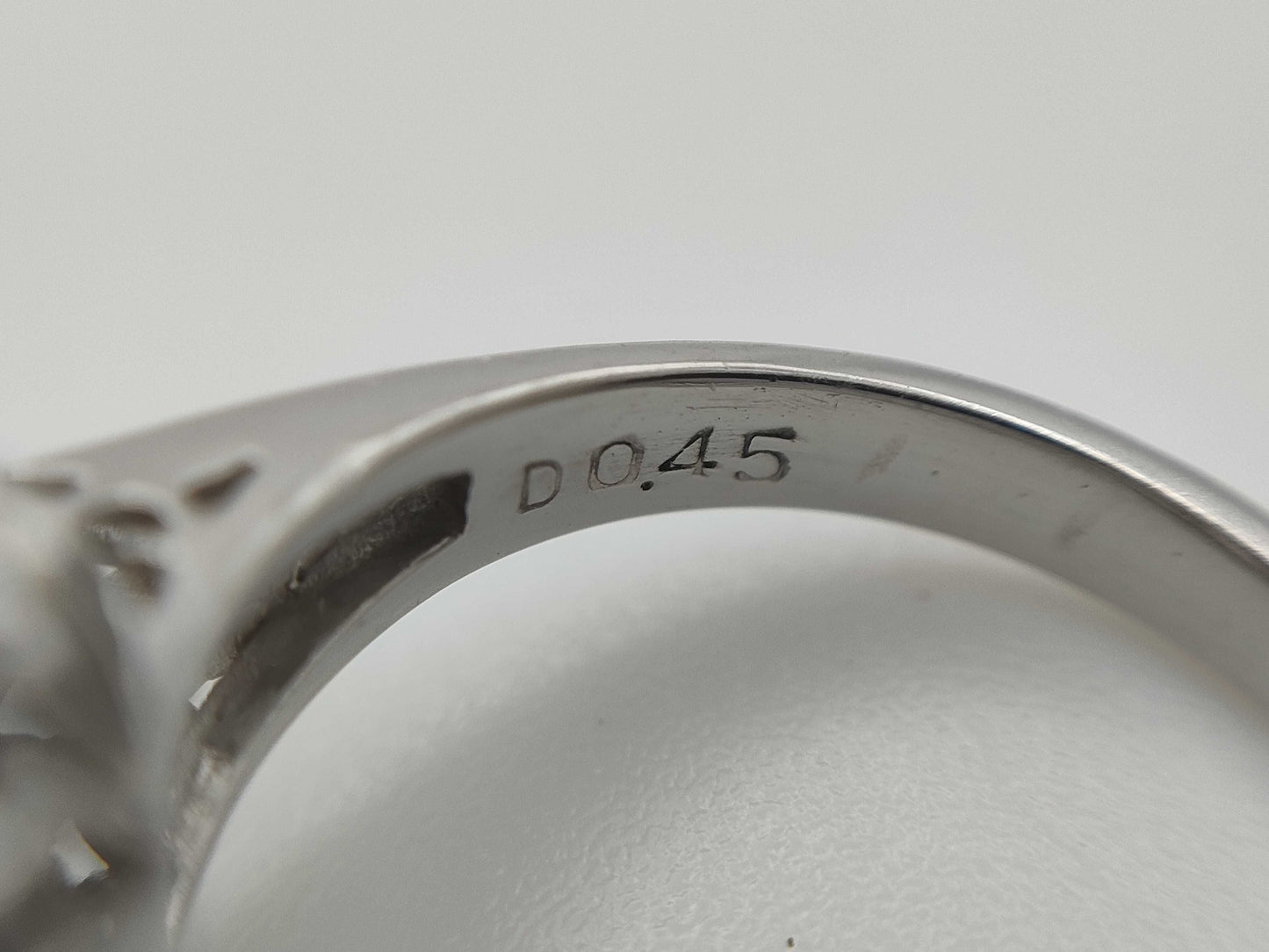 Pearl diameter approx. 9.2mm D0.45ct PT850 7.4g ring 